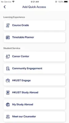 HKUST Student android App screenshot 0